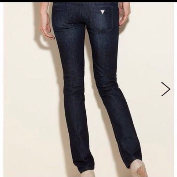 Guess premium Swarovski jeans cutout knee size 26 - Picture 2 of 7